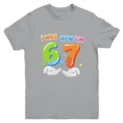 Six Seven Meme Funny 7 Year Old Birthday Was 6 Now I'm 7 Youth Shirt | siriusteestore