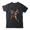 Skeleton Basketball Player Men Boys Spooky For Halloween Shirt & Sweatshirt | siriusteestore