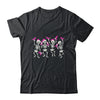 Skeleton Breast Cancer Awareness Pink Ribbon Women Men Kids Shirt & Hoodie | siriusteestore