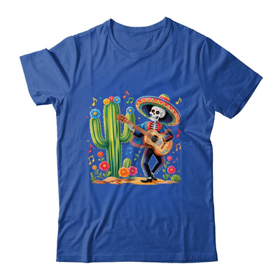 Skeleton Cinco De Mayo Fiesta Mexican Men Guitar Cactus Shirt & Hoodie | siriusteestore