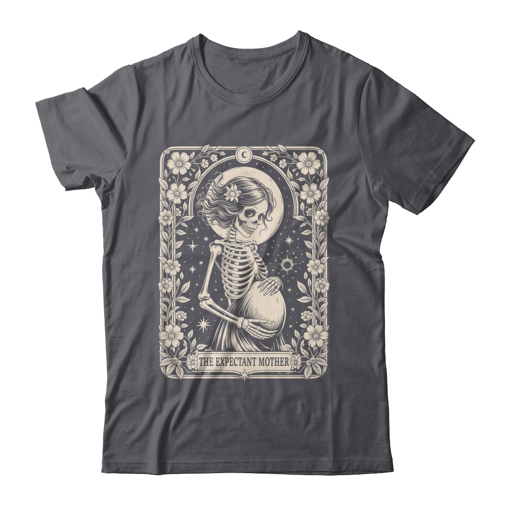 Skeleton Expectant Mother Tarot Card Pregnancy Announcement Shirt & Hoodie | siriusteestore