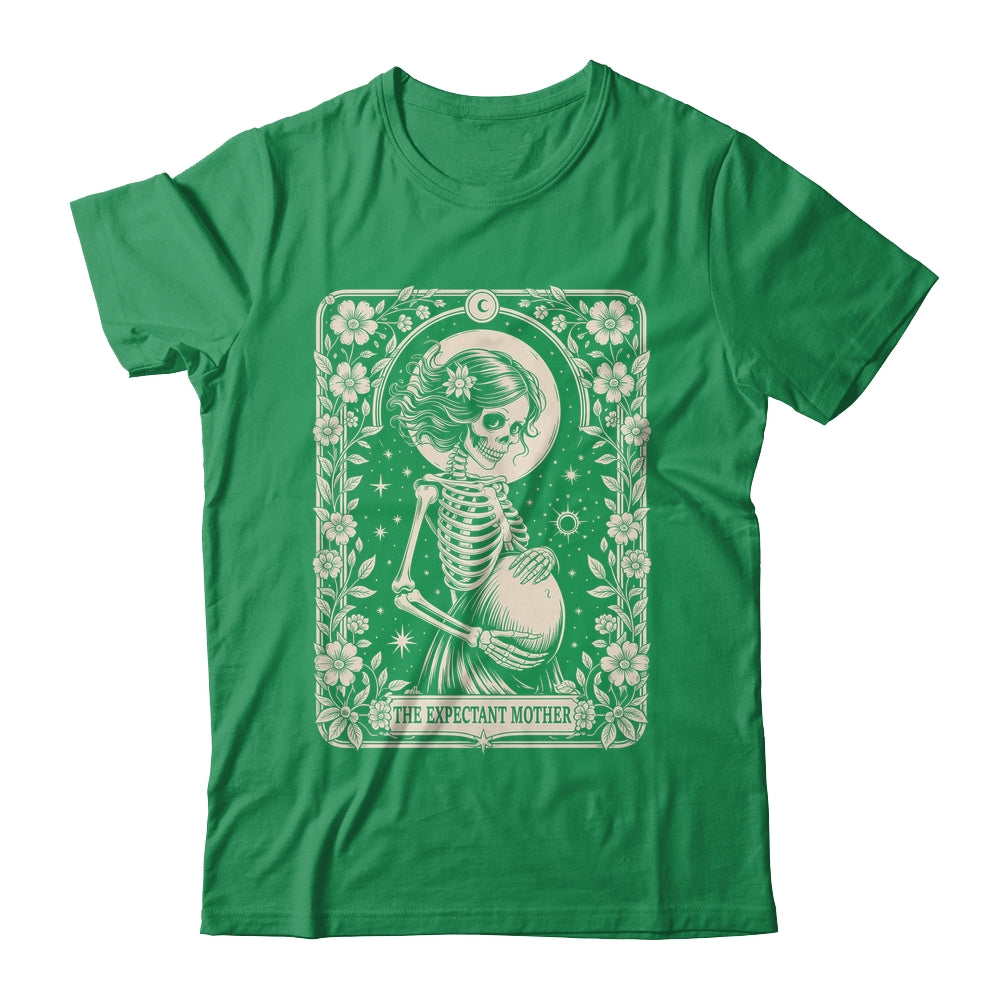 Skeleton Expectant Mother Tarot Card Pregnancy Announcement Shirt & Hoodie | siriusteestore