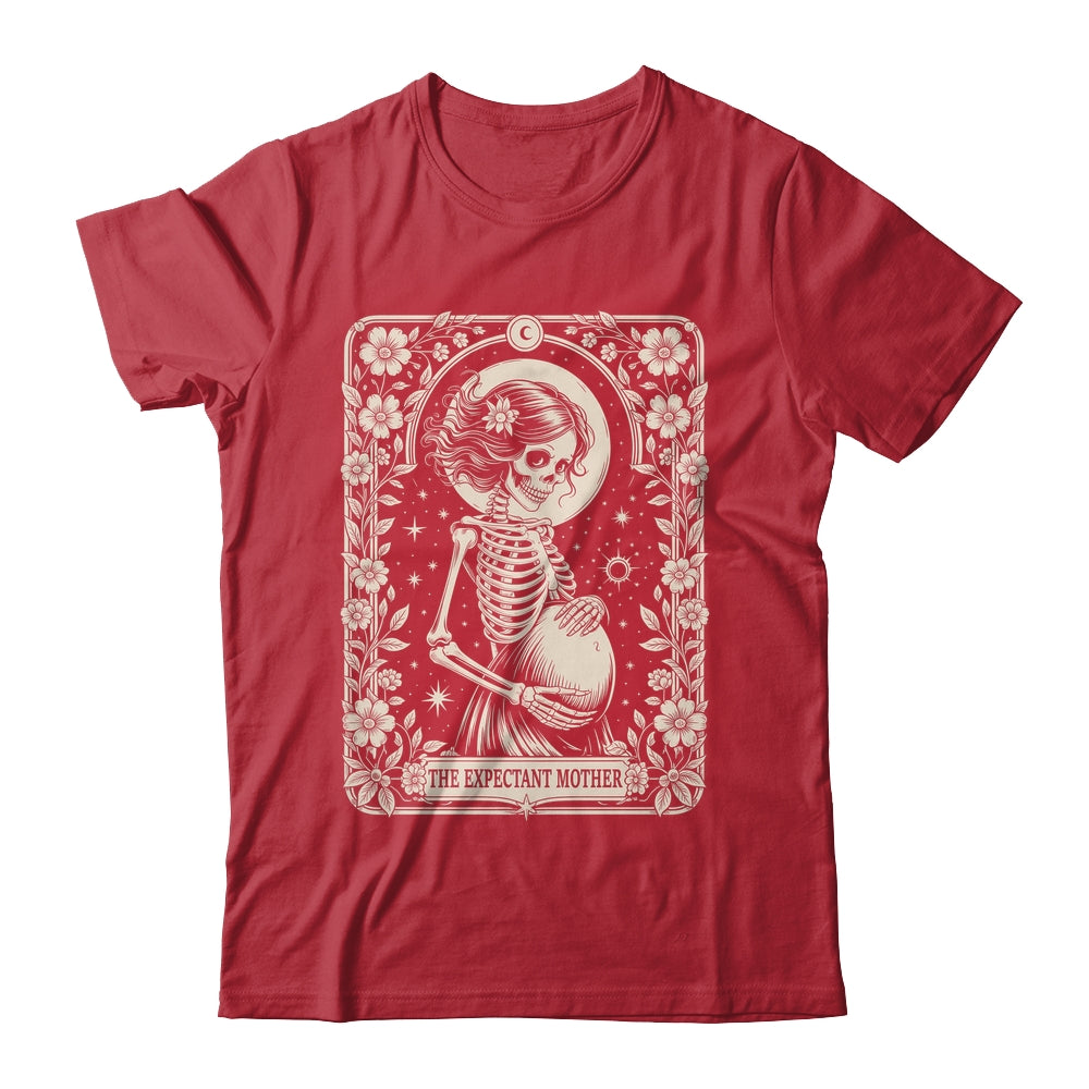 Skeleton Expectant Mother Tarot Card Pregnancy Announcement Shirt & Hoodie | siriusteestore