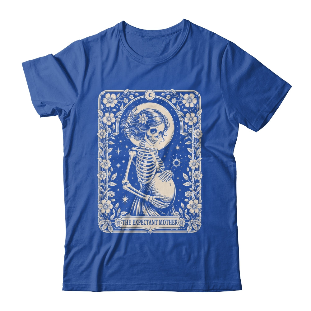 Skeleton Expectant Mother Tarot Card Pregnancy Announcement Shirt & Hoodie | siriusteestore