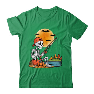 Skeleton Fishing Halloween Costume Funny Fishing Boys Kids Shirt & Hoodie | siriusteestore