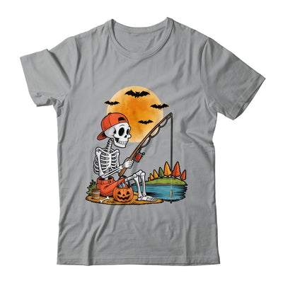 Skeleton Fishing Halloween Costume Funny Fishing Boys Kids Shirt & Hoodie | siriusteestore