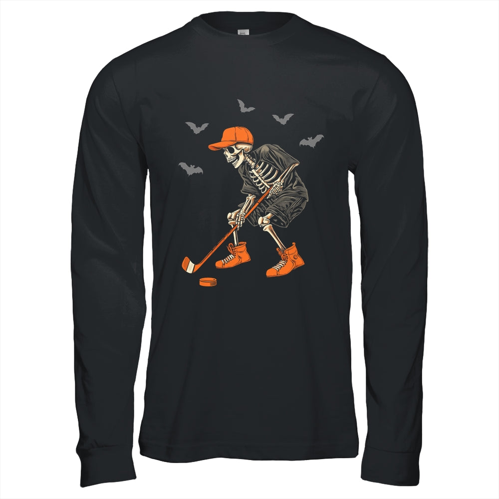 Skeleton Hockey Halloween Costume Sport Men Boys Graphic Shirt & Hoodie | siriusteestore