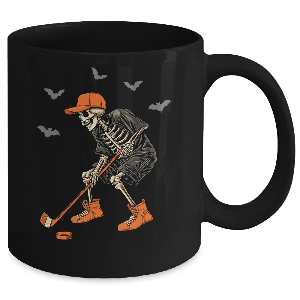 Skeleton Hockey Halloween Costume Sport Men Boys Graphic Mug | siriusteestore