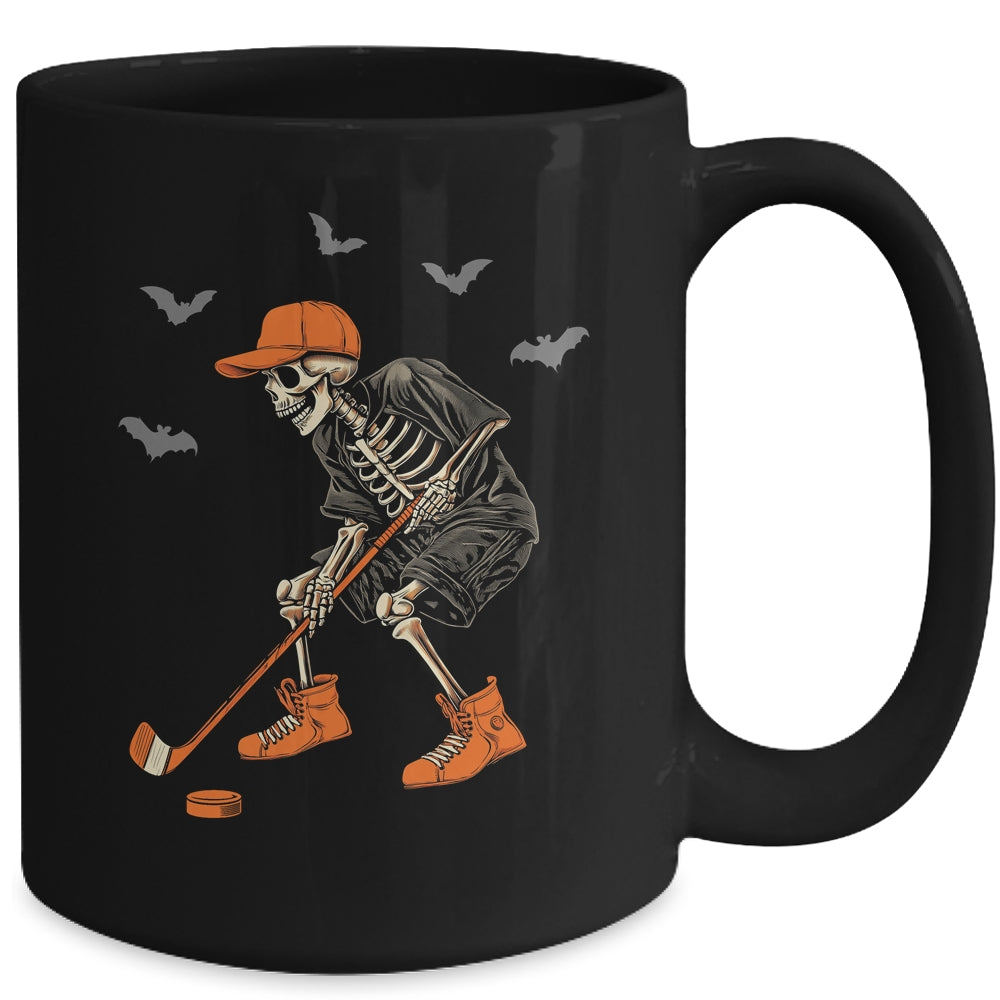 Skeleton Hockey Halloween Costume Sport Men Boys Graphic Mug | siriusteestore