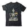 Skeleton It's My Birthday Party Happy Halloween Birthday Shirt & Hoodie | siriusteestore