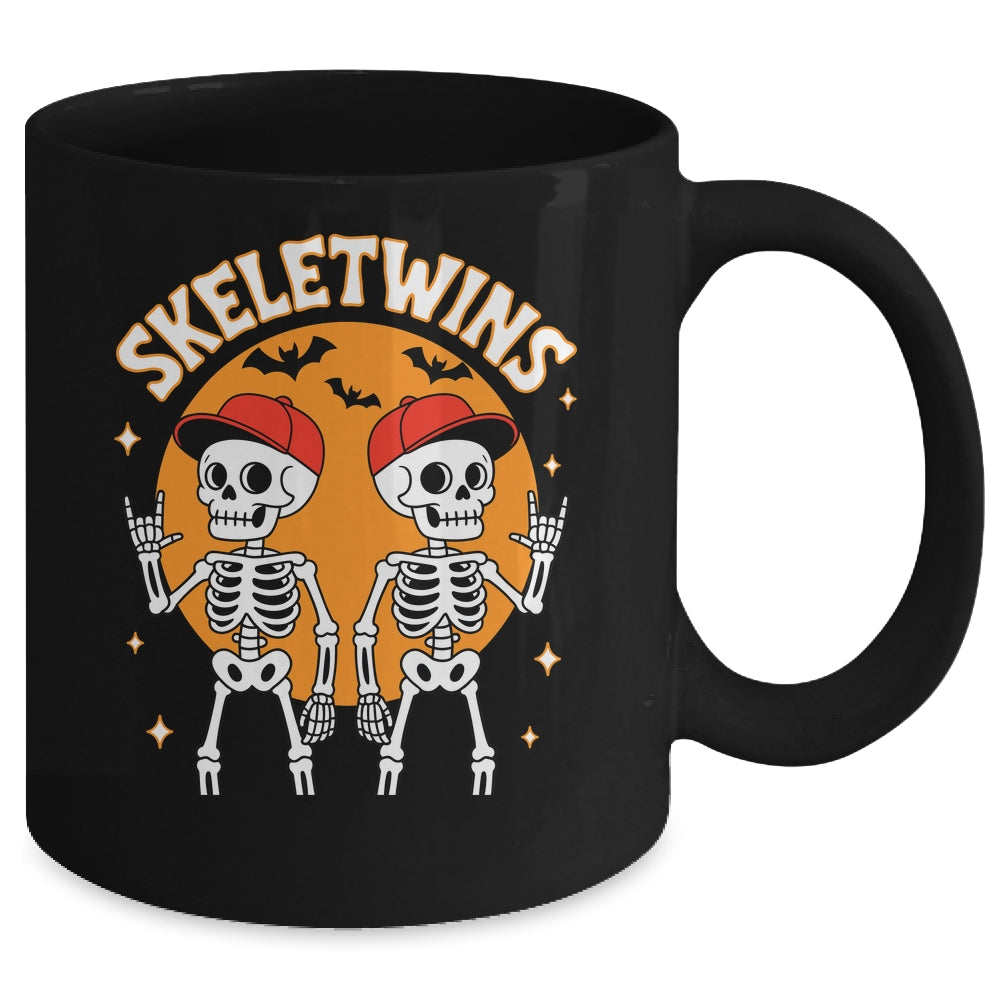 Skeletwins Halloween Twins Skeletons Men Boys Costume Funny Mug | siriusteestore