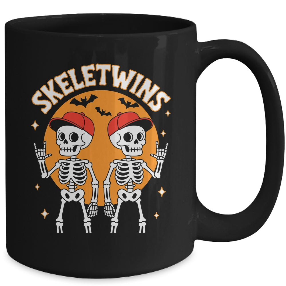 Skeletwins Halloween Twins Skeletons Men Boys Costume Funny Mug | siriusteestore