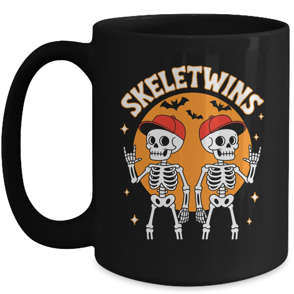 Skeletwins Halloween Twins Skeletons Men Boys Costume Funny Mug | siriusteestore