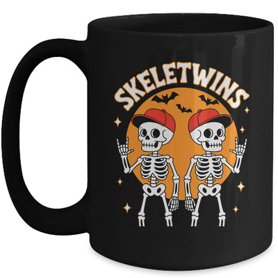 Skeletwins Halloween Twins Skeletons Men Boys Costume Funny Mug | siriusteestore