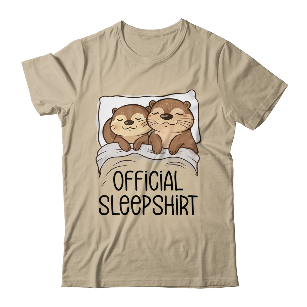 Sleeping Sea Otter Lover Napping Official Sleepshirt Shirt & Hoodie | siriusteestore