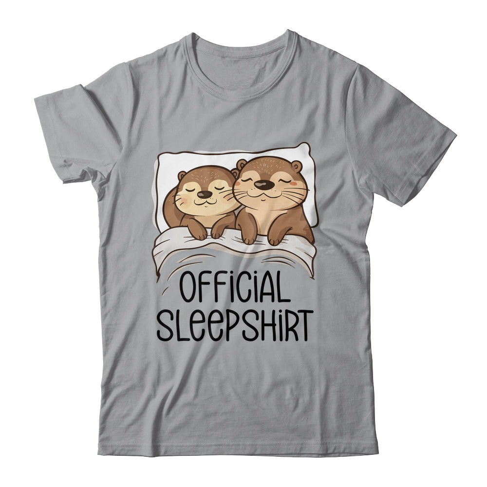Sleeping Sea Otter Lover Napping Official Sleepshirt Shirt & Hoodie | siriusteestore