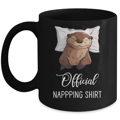 Sleeping Sea Otter Sleeping Otter Lover Official Napping Mug | siriusteestore