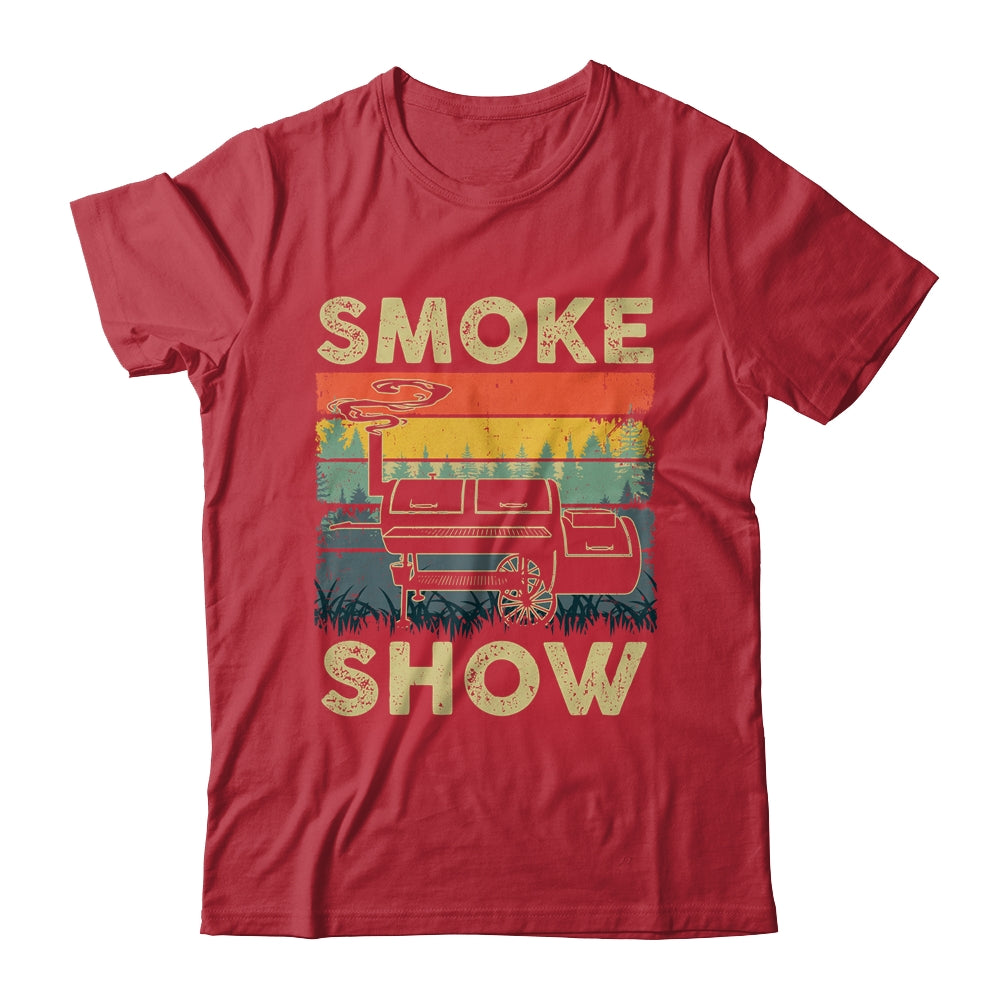 Smoke Show Funny BBQ Smoker Grilling Meat Smoking Retro Shirt & Hoodie | siriusteestore