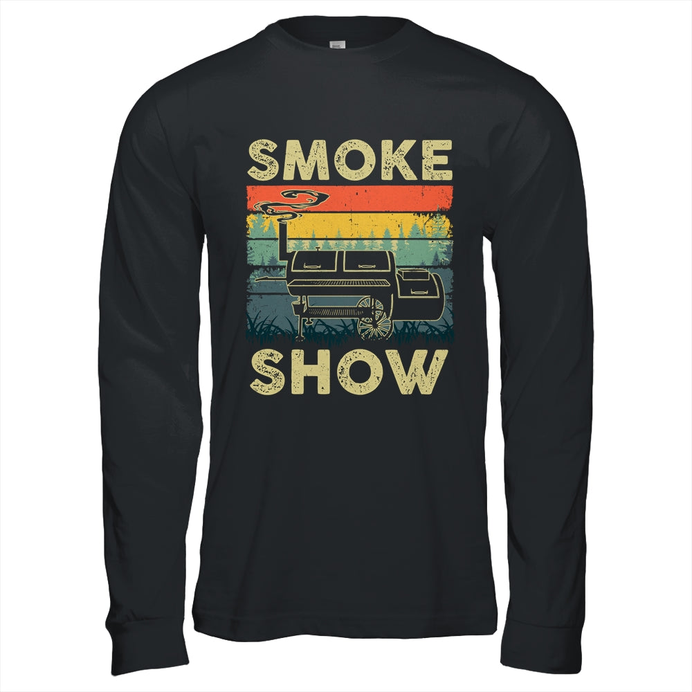 Smoke Show Funny BBQ Smoker Grilling Meat Smoking Retro Shirt & Hoodie | siriusteestore