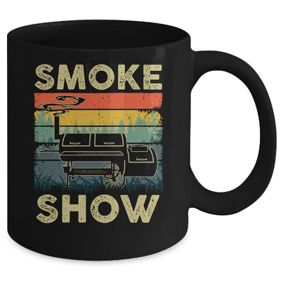 Smoke Show Funny BBQ Smoker Grilling Meat Smoking Retro Mug | siriusteestore