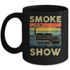 Smoke Show Funny BBQ Smoker Grilling Meat Smoking Retro Mug | siriusteestore