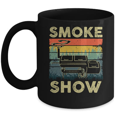 Smoke Show Funny BBQ Smoker Grilling Meat Smoking Retro Mug | siriusteestore
