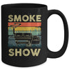 Smoke Show Funny BBQ Smoker Grilling Meat Smoking Retro Mug | siriusteestore