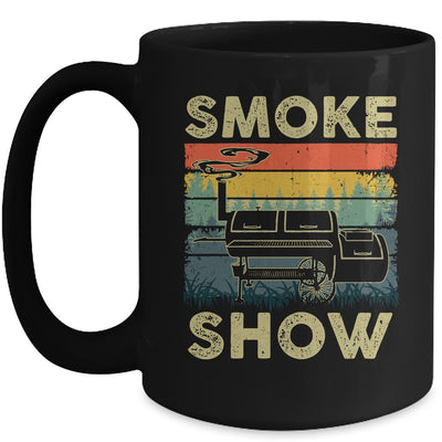 Smoke Show Funny BBQ Smoker Grilling Meat Smoking Retro Mug | siriusteestore