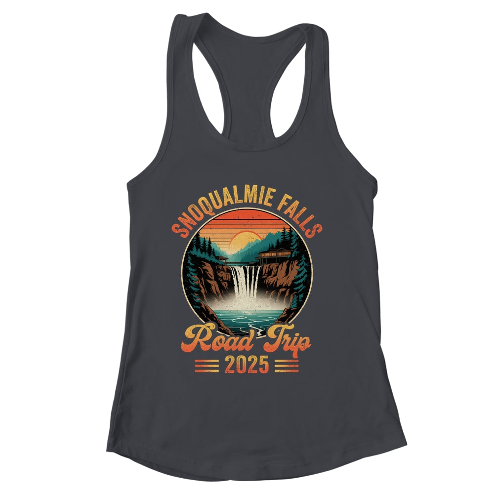 Snoqualmie Falls Road Trip 2025 Summer Vacation Family Matching Shirt & Tank Top | siriusteestore