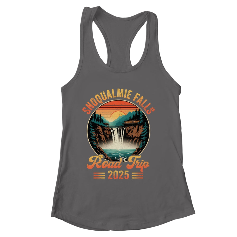 Snoqualmie Falls Road Trip 2025 Summer Vacation Family Matching Shirt & Tank Top | siriusteestore