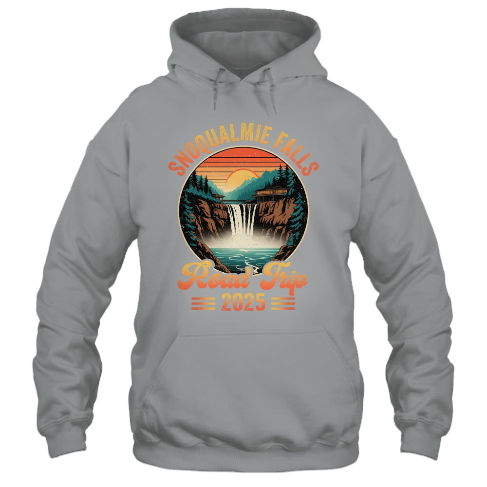 Snoqualmie Falls Road Trip 2025 Summer Vacation Family Matching Shirt & Tank Top | siriusteestore