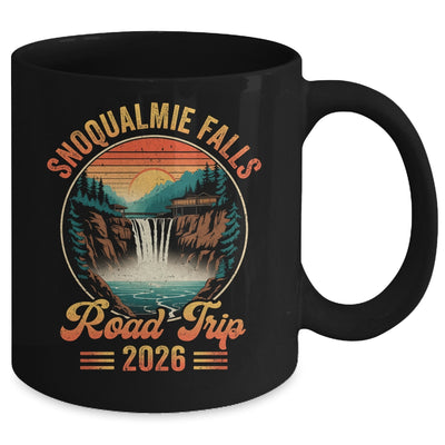 Snoqualmie Falls Road Trip 2026 Summer Vacation Family Matching Mug | siriusteestore