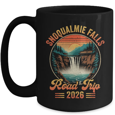 Snoqualmie Falls Road Trip 2026 Summer Vacation Family Matching Mug | siriusteestore
