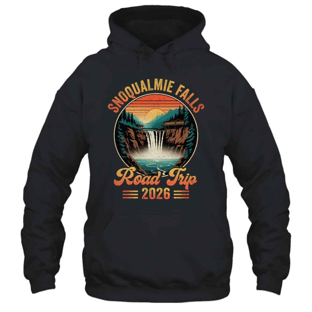 Snoqualmie Falls Road Trip 2026 Summer Vacation Family Matching Shirt & Tank Top | siriusteestore