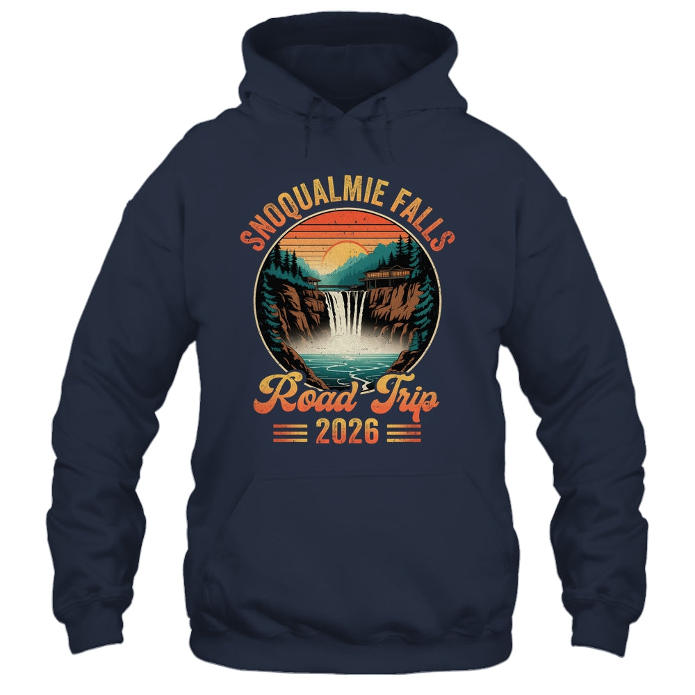 Snoqualmie Falls Road Trip 2026 Summer Vacation Family Matching Shirt & Tank Top | siriusteestore