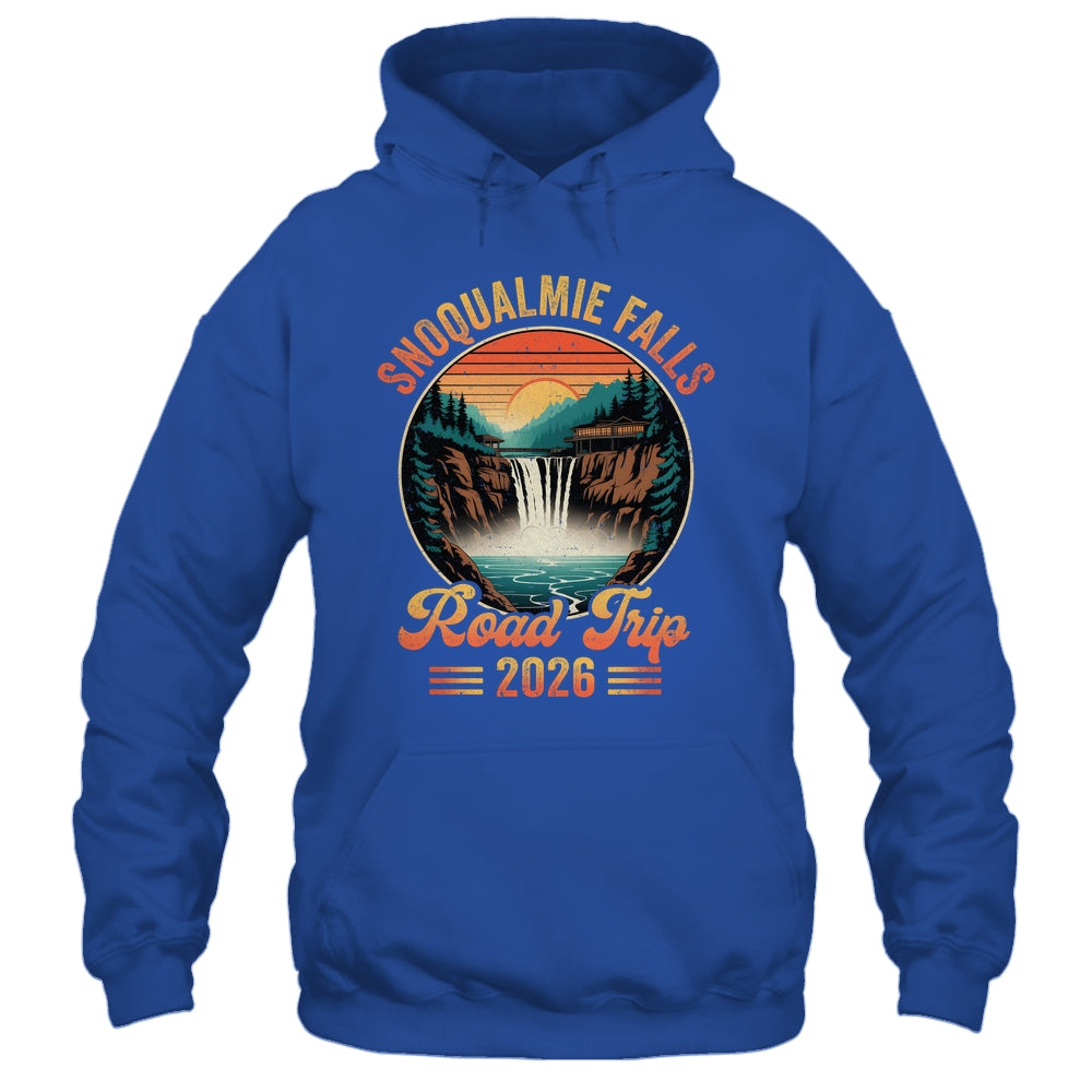 Snoqualmie Falls Road Trip 2026 Summer Vacation Family Matching Shirt & Tank Top | siriusteestore