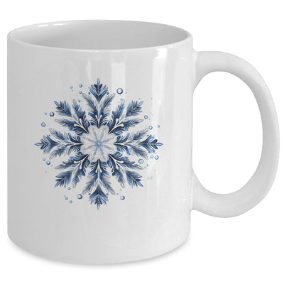 Snowflake Snow Merry Christmas Xmas Family Women Holiday Mug | siriusteestore