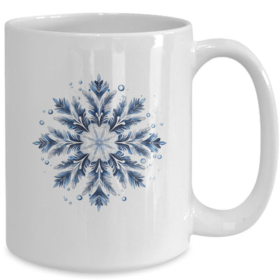 Snowflake Snow Merry Christmas Xmas Family Women Holiday Mug | siriusteestore