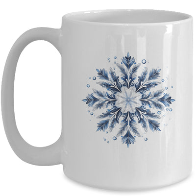 Snowflake Snow Merry Christmas Xmas Family Women Holiday Mug | siriusteestore