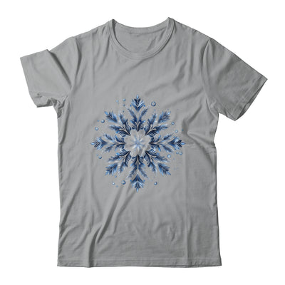 Snowflake Snow Merry Christmas Xmas Family Women Holiday Shirt & Sweatshirt | siriusteestore