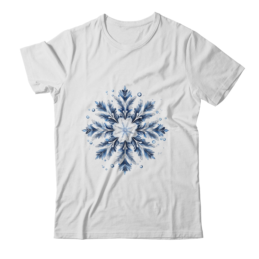 Snowflake Snow Merry Christmas Xmas Family Women Holiday Shirt & Sweatshirt | siriusteestore