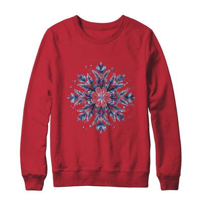 Snowflake Snow Merry Christmas Xmas Family Women Holiday Shirt & Sweatshirt | siriusteestore