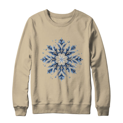 Snowflake Snow Merry Christmas Xmas Family Women Holiday Shirt & Sweatshirt | siriusteestore