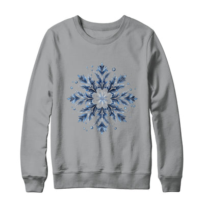 Snowflake Snow Merry Christmas Xmas Family Women Holiday Shirt & Sweatshirt | siriusteestore