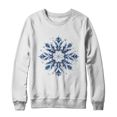 Snowflake Snow Merry Christmas Xmas Family Women Holiday Shirt & Sweatshirt | siriusteestore