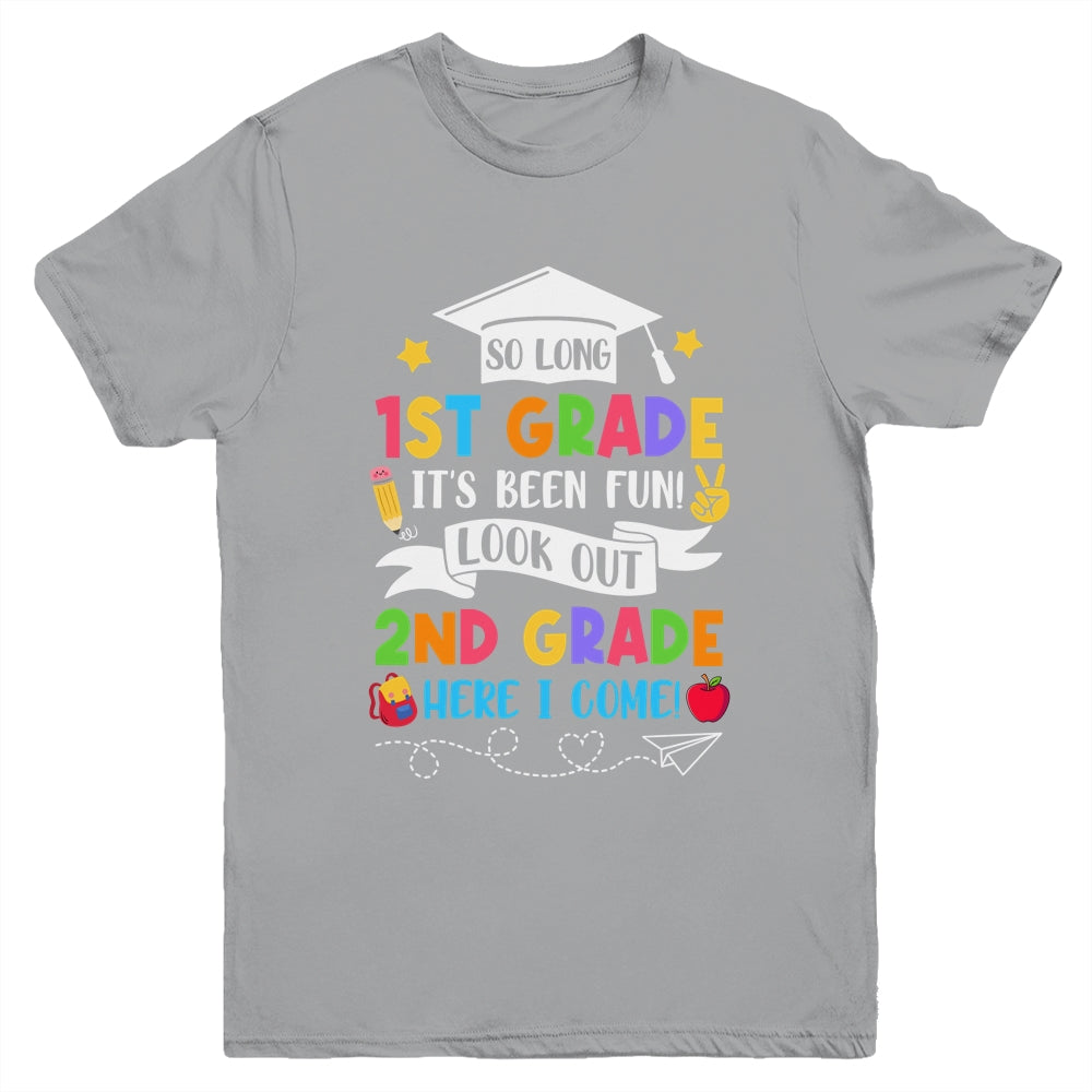 So Long 1st Grade Graduation 2nd Grade Here I Come 2024 Youth Shirt | siriusteestore