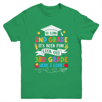 So Long 2nd Grade Graduation 3rd Grade Here I Come 2024 Youth Shirt | siriusteestore