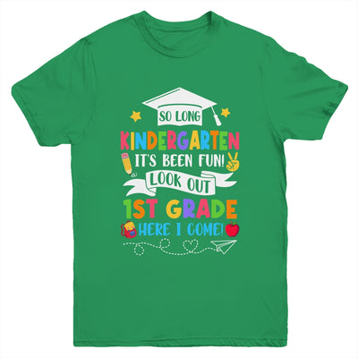 So Long Kindergarten Graduation 1st Grade Here I Come 2024 Youth Shirt | siriusteestore