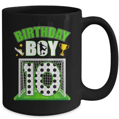 Soccer 10th Birthday Boy 10 Year Old Sport 7yr Boys Party Mug | siriusteestore