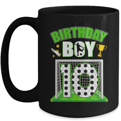 Soccer 10th Birthday Boy 10 Year Old Sport 7yr Boys Party Mug | siriusteestore